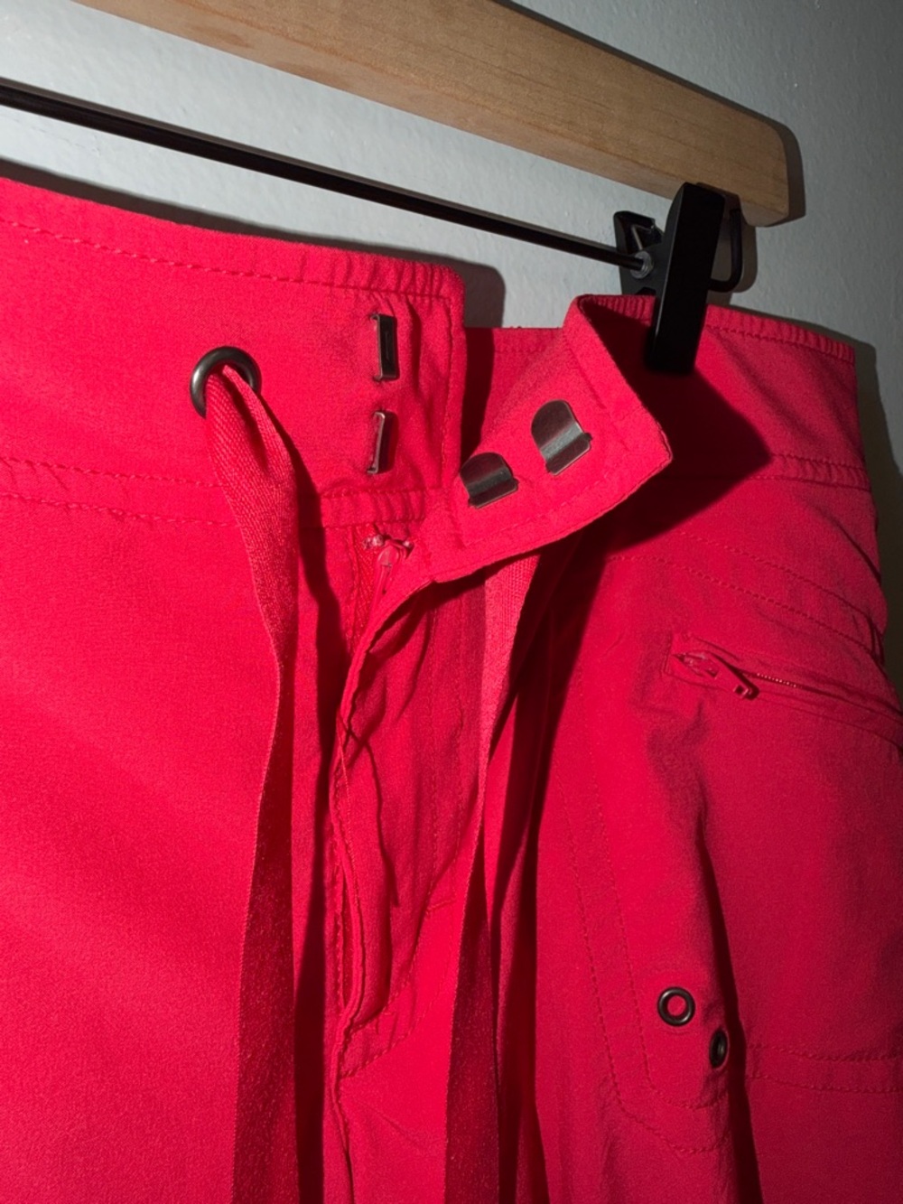 Athleta Bright Pink Drawstring Active Bermuda Shorts - Picture 5 of 6